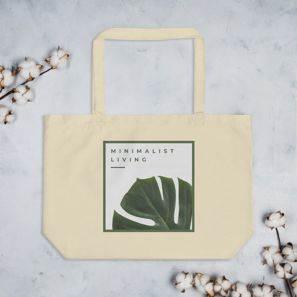 Large organic tote bag 'Minimalist'
