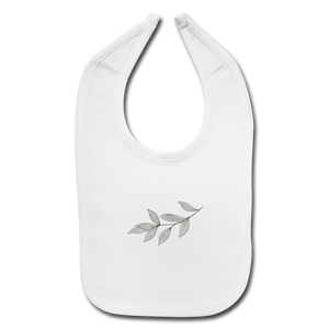 Baby Bib 'Simple' - white