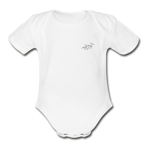 Organic 'Simple' Bodysuit - white