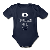 Organic 'Sleep' Bodysuit - dark navy