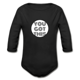 Organic 'You got this' Bodysuit - black