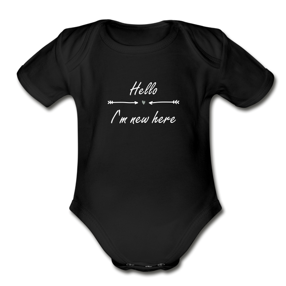 Organic 'New' Bodysuit - black